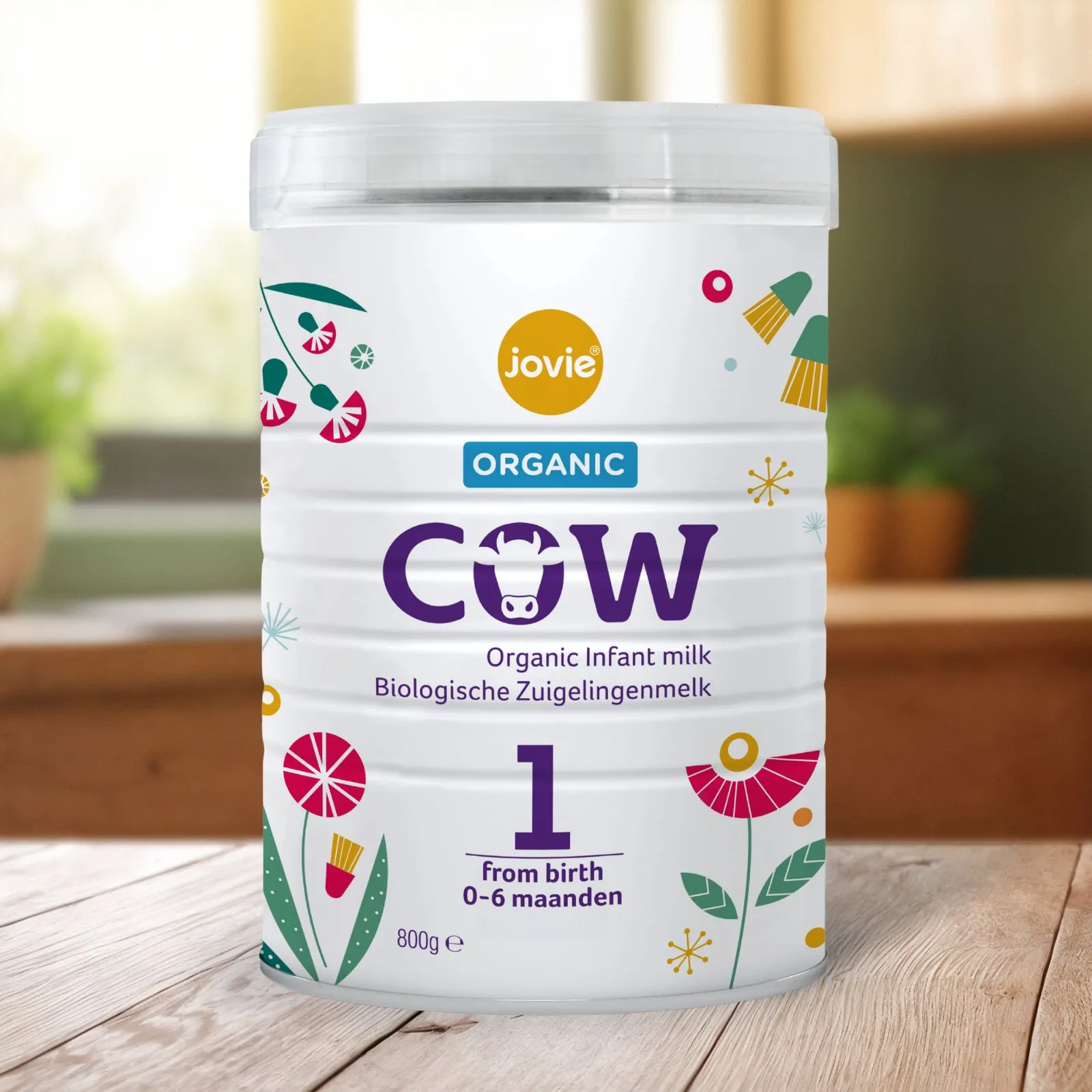 Jovie Stage 1 (0-6 Months) Organic Cow Milk Formula (800g)
