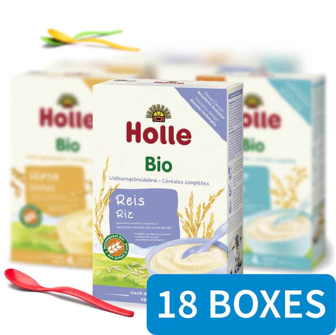 18x Holle Cereal & Porridge Best Seller Kit