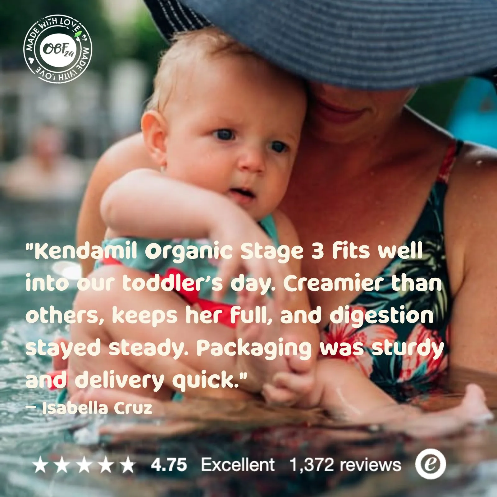 Kendamil Stage 3 (12+ Months) Organic Toddler Milk Formula (800g)