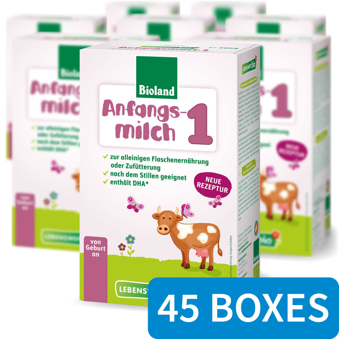 Lebenswert Organic Infant Formula Stage 1 - 45 Boxes
