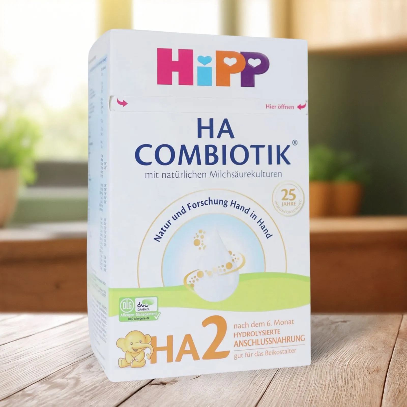 HiPP HA Stage 2 (6-12 Months) Hypoallergenic Baby Formula (600g)