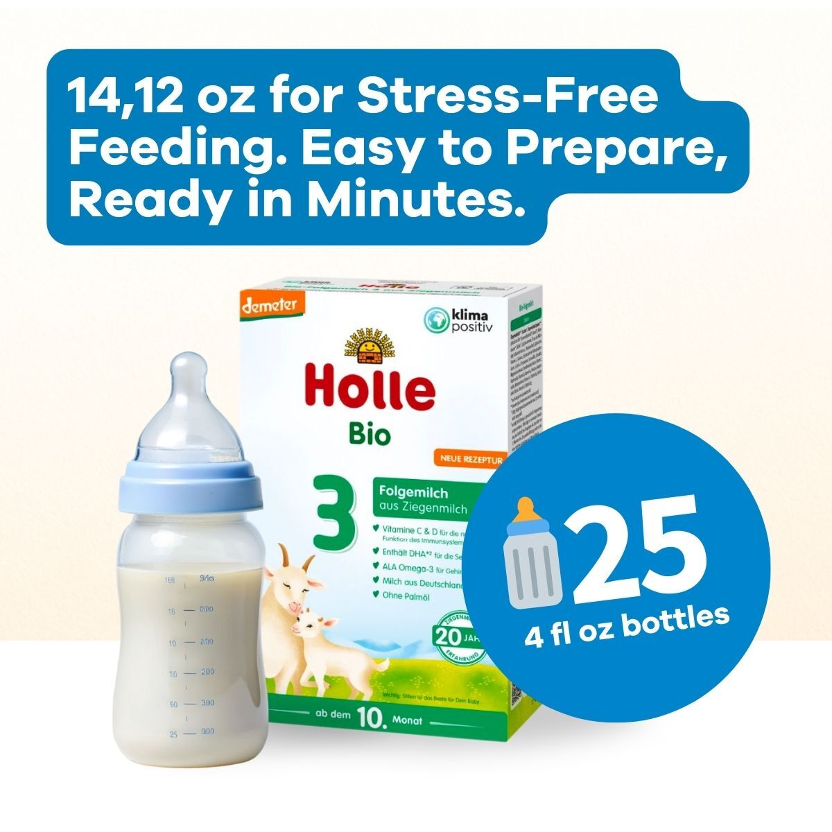 Holle Organic Infant GOAT Milk Formula Stage 3