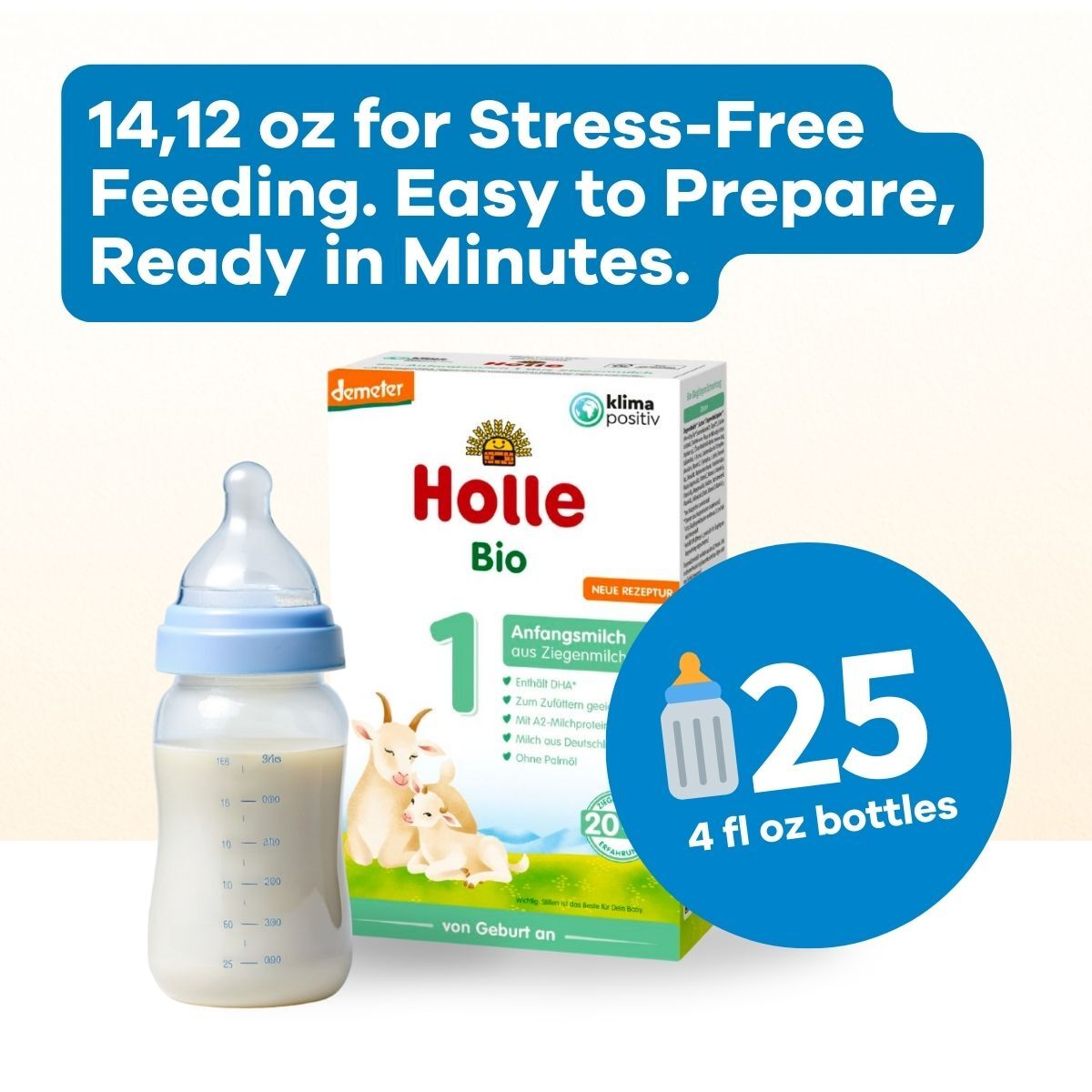 Holle Organic Infant GOAT Milk Formula Stage 1