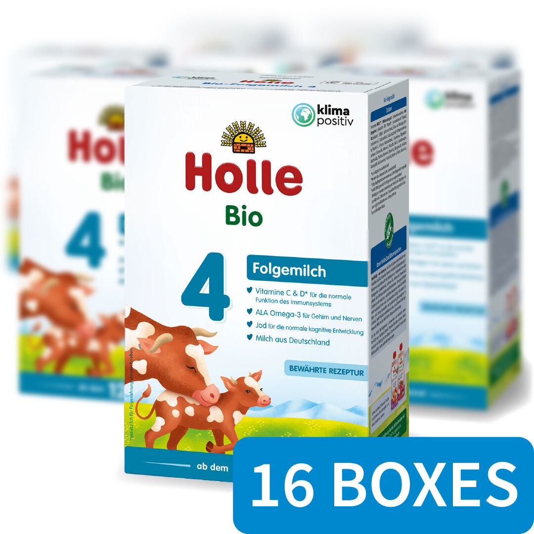 Holle Organic Toddler Growing-Up Milk Stage 4 - 16 Boxes