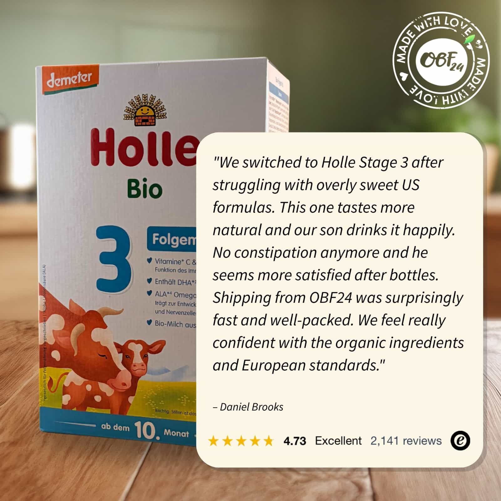 Holle Organic Growing-Up Formula Stage 3 - 8 Boxes