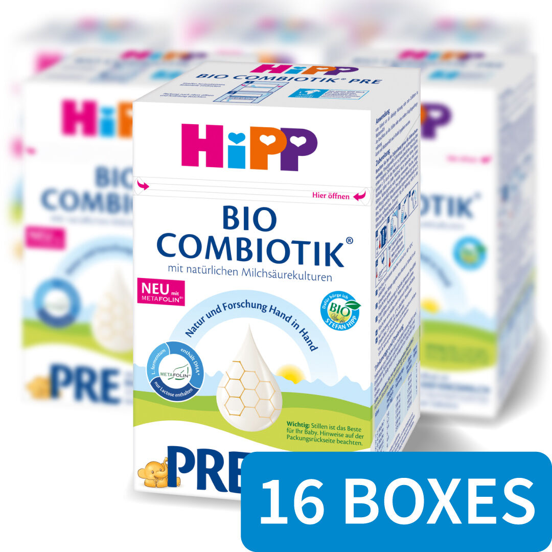 HiPP Combiotic Infant Formula PRE - 16 Boxes