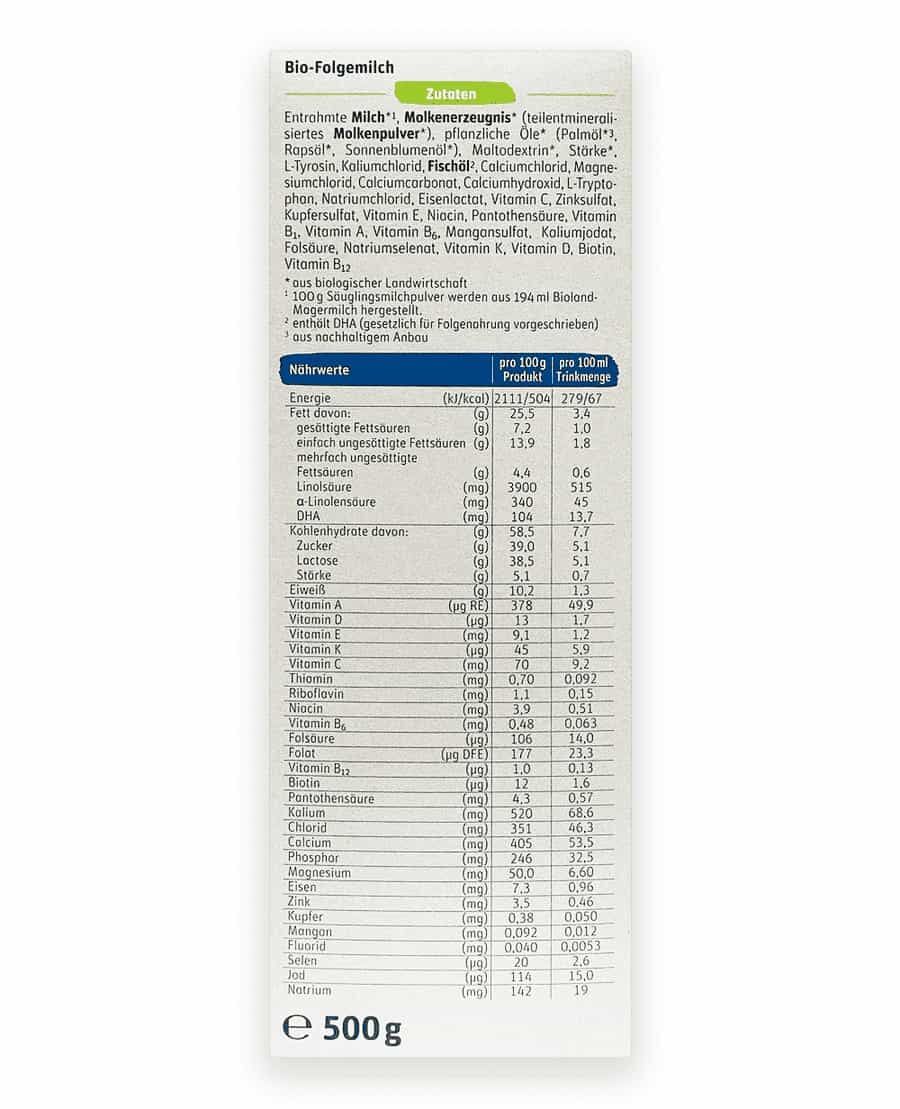 Lebenswert Organic Follow-Up Formula Stage 2 - 10 Boxes