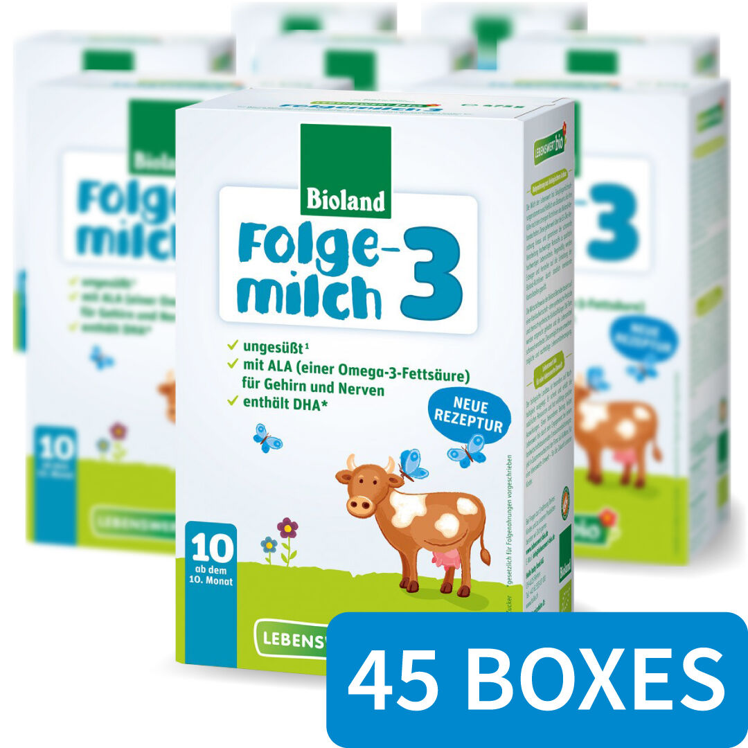 Lebenswert Stage 3 Organic Growing-Up Formula - 45 Boxes