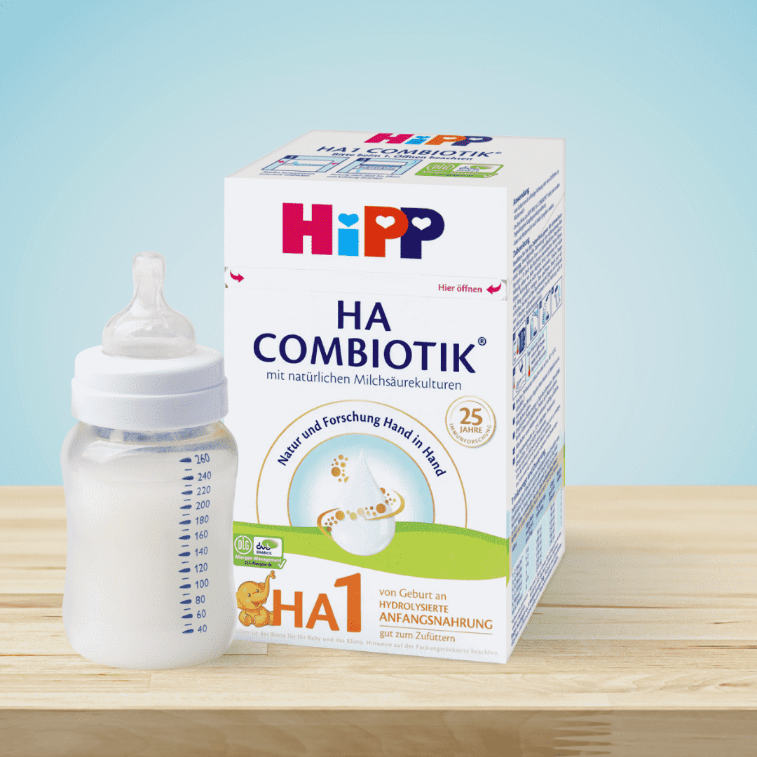 HiPP Hypoallergenic (HA) Infant Formula Stage 1 - 8 Boxes