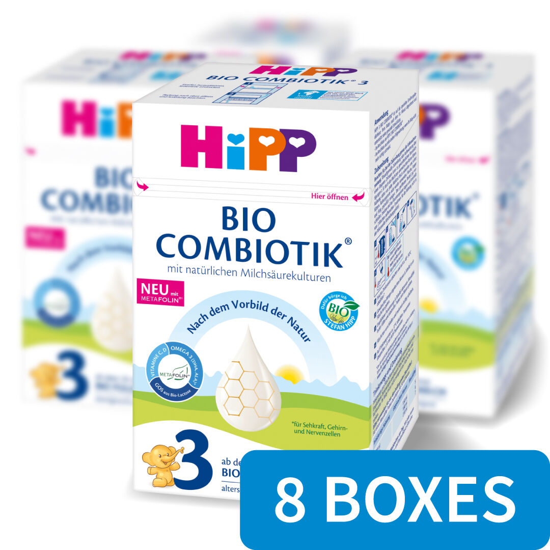 HiPP Combiotic Growing-Up Formula Stage 3 - 8 Boxes
