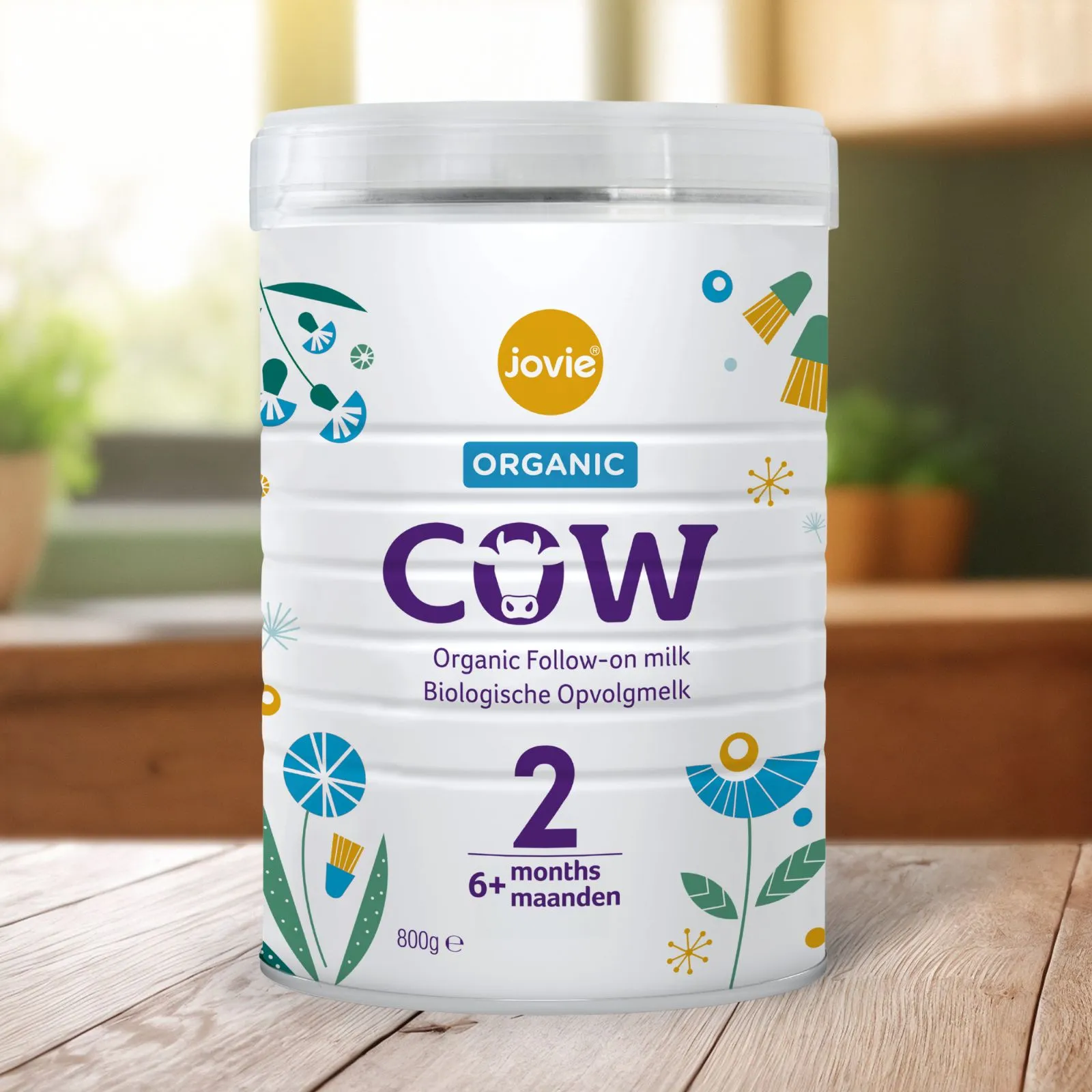 Jovie Stage 2 (6+ Months) Organic Cow Milk Formula (800g)