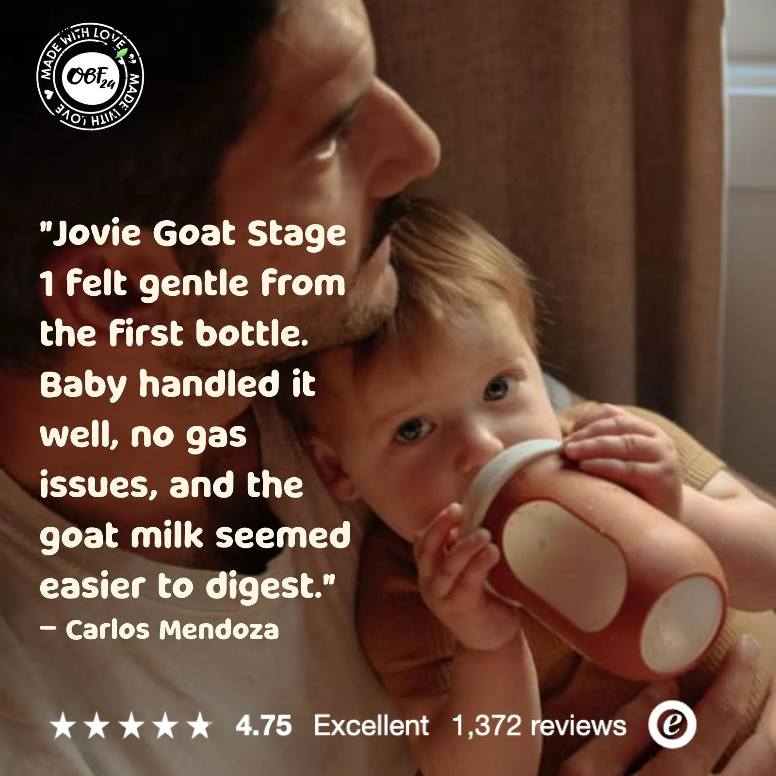 Jovie Stage 1 (0-6 Months) Organic Goat Milk Formula (800g)