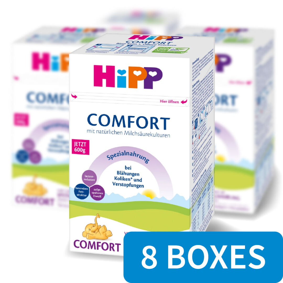 HiPP Comfort Special Milk Formula - 8 Boxes