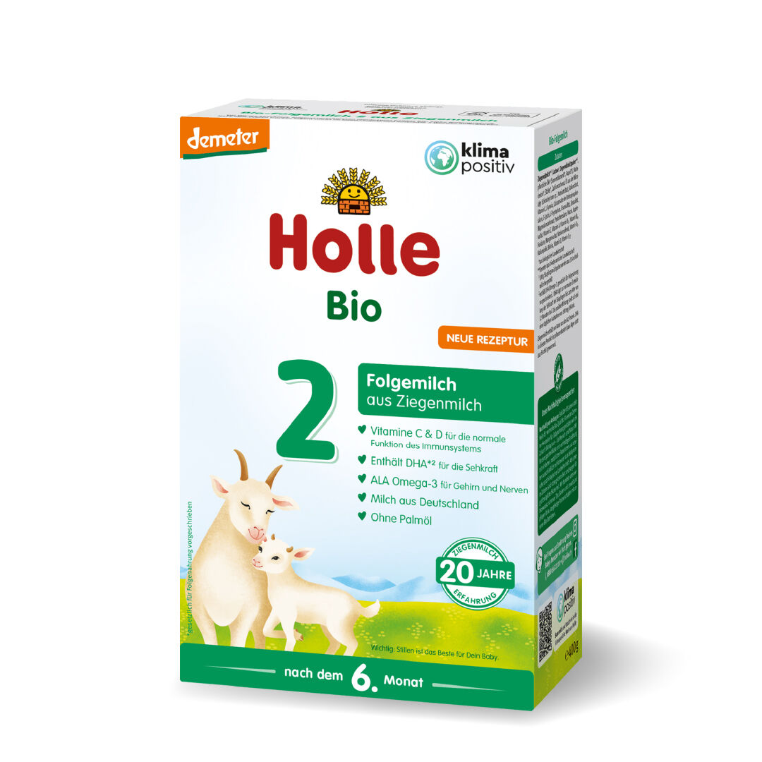 Holle Organic Infant GOAT Milk Formula Stage 2 - 10 Boxes