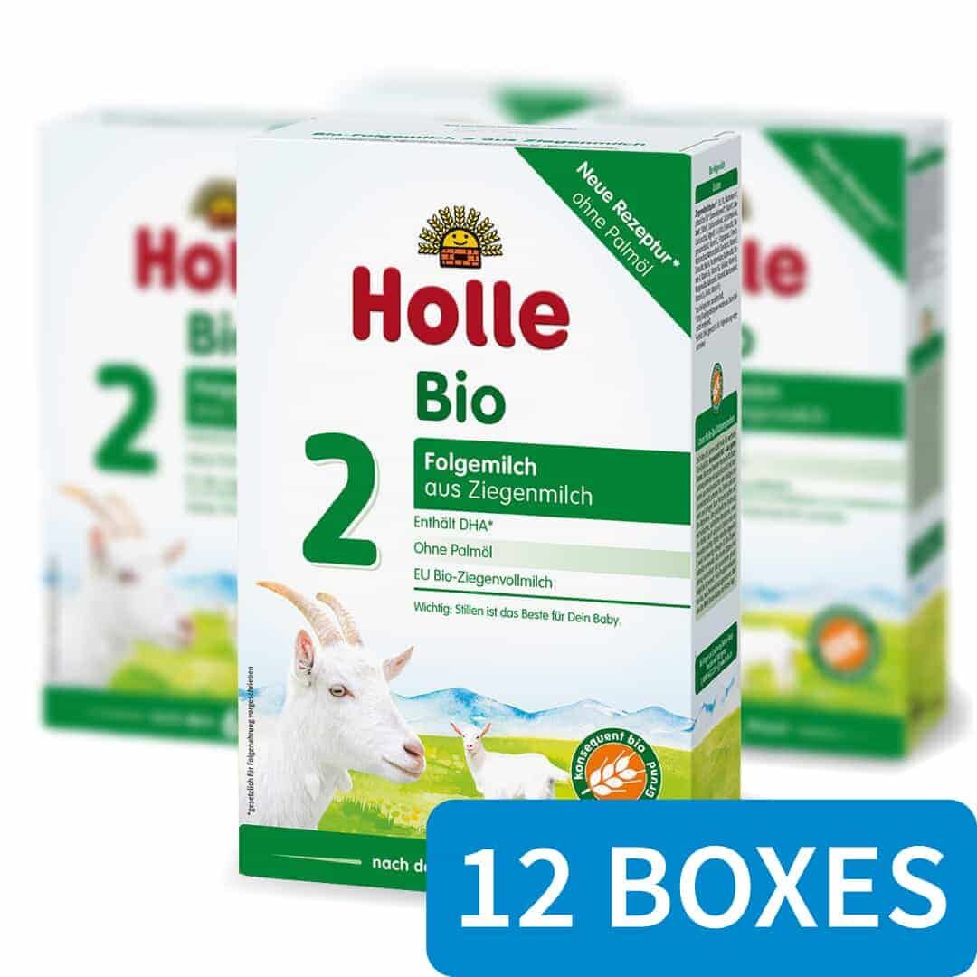 Holle Organic Infant GOAT Milk Formula Stage 2 - 12 Boxes