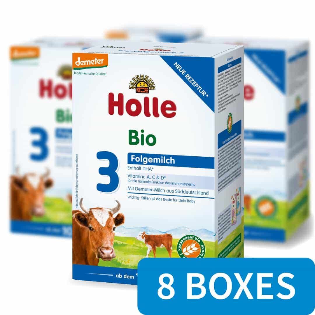 Holle Organic Growing-Up Formula Stage 3 - 8 Boxes