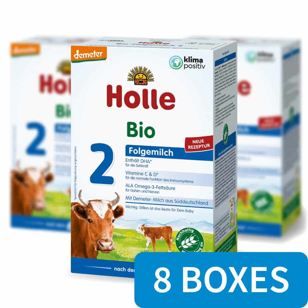 Holle Organic Infant Follow-On Formula Stage 2 - 8 Boxes