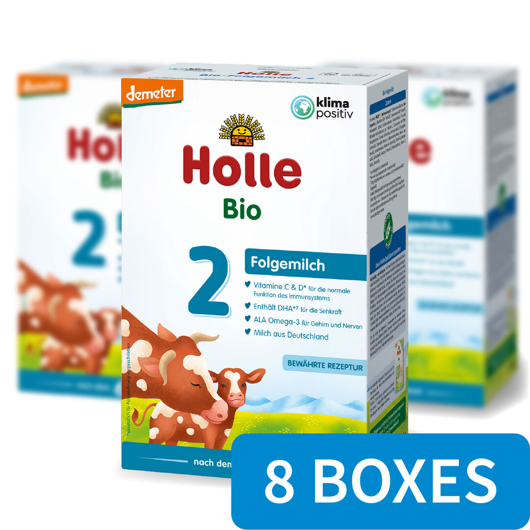 Holle Organic Infant Follow-On Formula Stage 2 - 8 Boxes