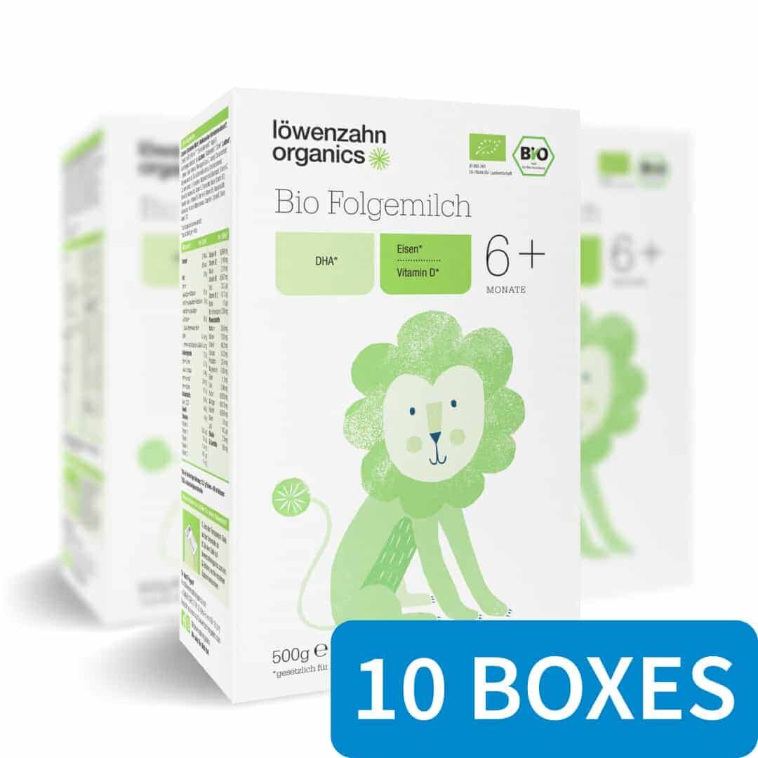 Löwenzahn Organic Infant Formula Stage 2 - 10 Boxes