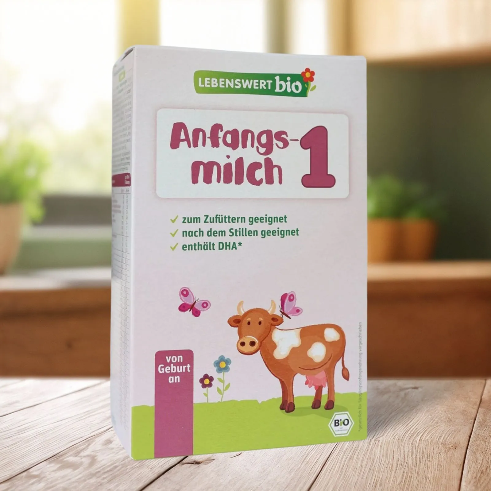 Lebenswert Stage 1 (0-6 Months) Organic Infant Formula (500g)