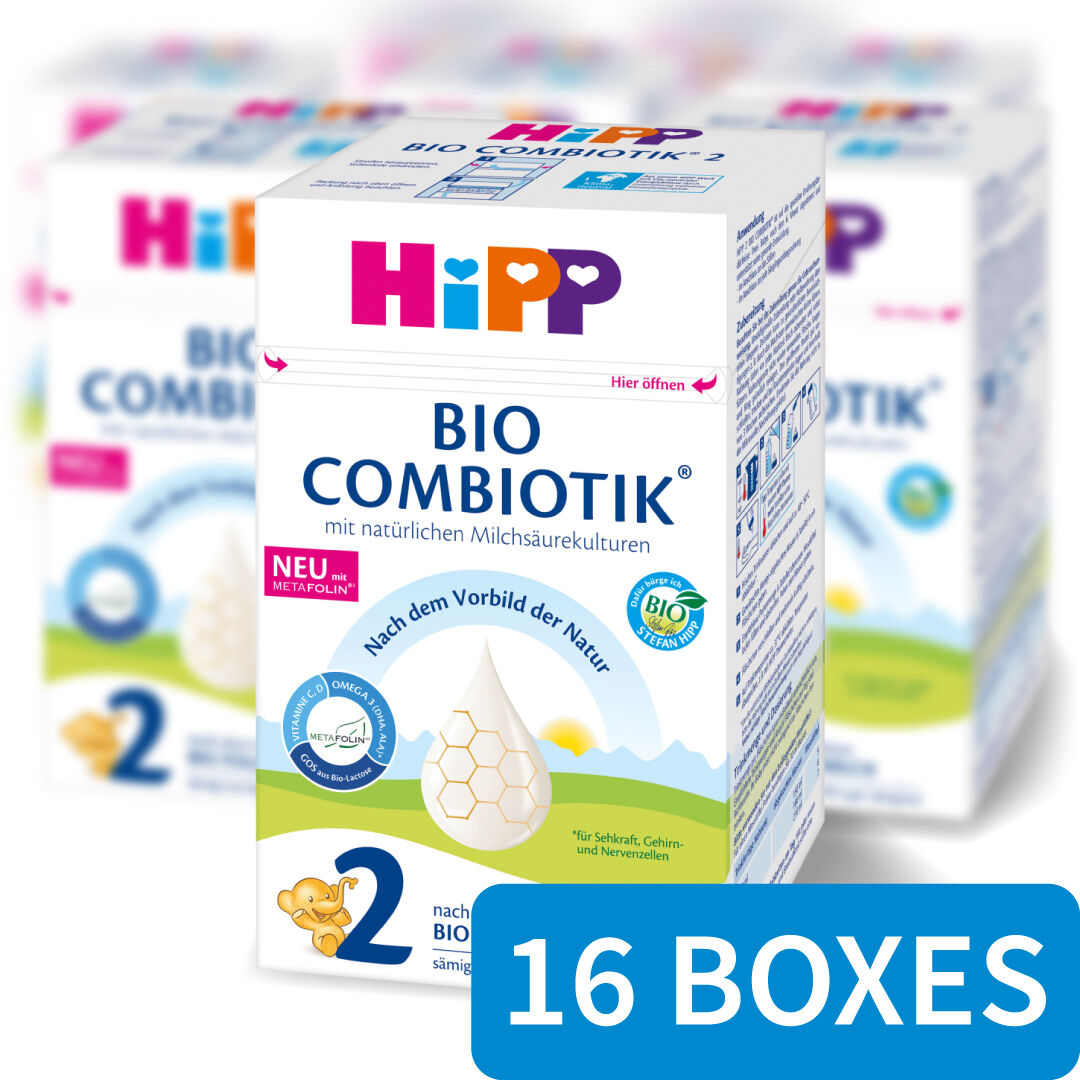 HiPP Combiotic Follow-On Formula Stage 2 - 16 Boxes