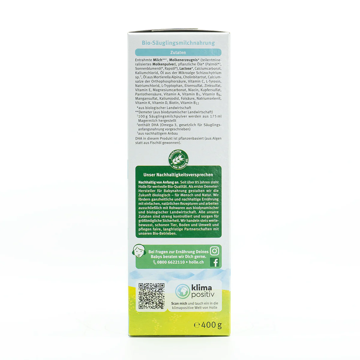 Holle Organic Infant Formula Stage 1 - 10 Boxes
