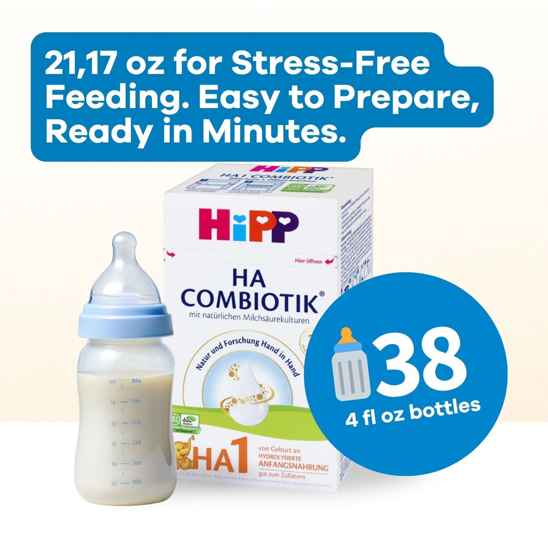 HiPP Hypoallergenic (HA) Infant Formula Stage 1