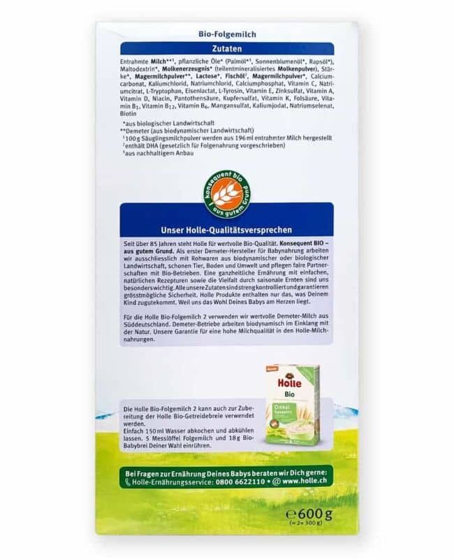 Holle Stage 2 Organic Baby Formula // ☝ Save $90 on 1st Order // OBF24